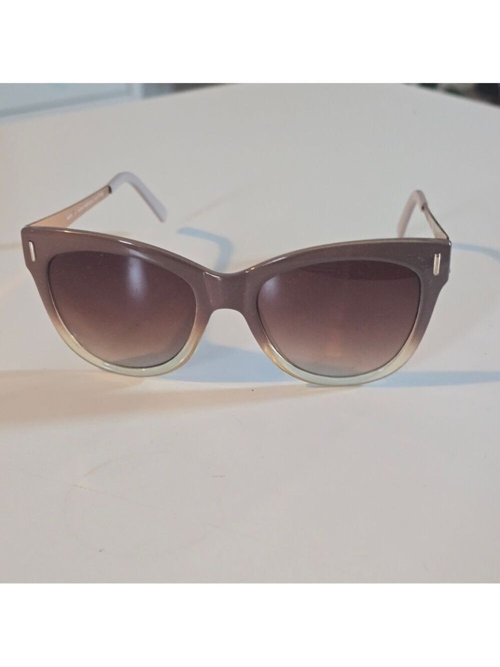 Stylish Gradient Sunglasses Brown Lenses
